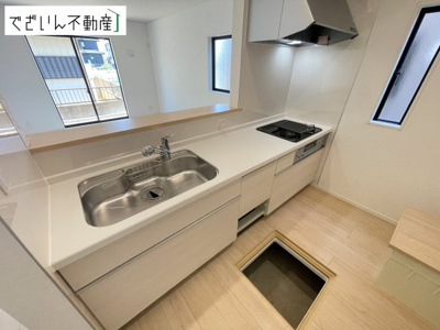 【キッチン】 | CRADLE GARDEN久喜市青毛第3　新築住宅 | ≪3号棟≫
現地(2026年5月撮影)