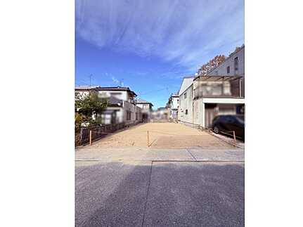 佐伯区八幡東４丁目の前面道路含む現地写真