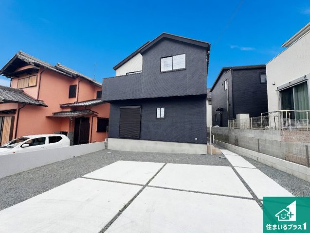 神戸市西区玉津町新方　新築一戸建ての外観|お客様に長く安心して住んでいだだける事にこだわった家づくり！住んでからのアフターサービスにもしっかりと取り組んでいます！