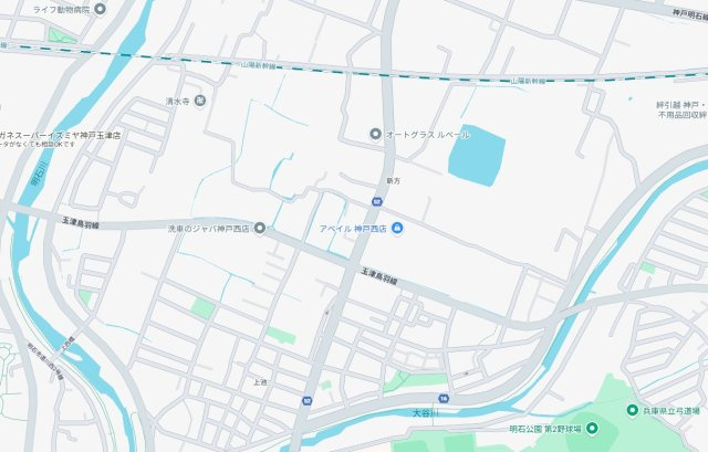 神戸市西区玉津町新方　第3期　新築一戸建ての地図