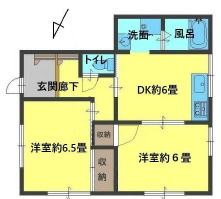 松浜ロッジの間取り