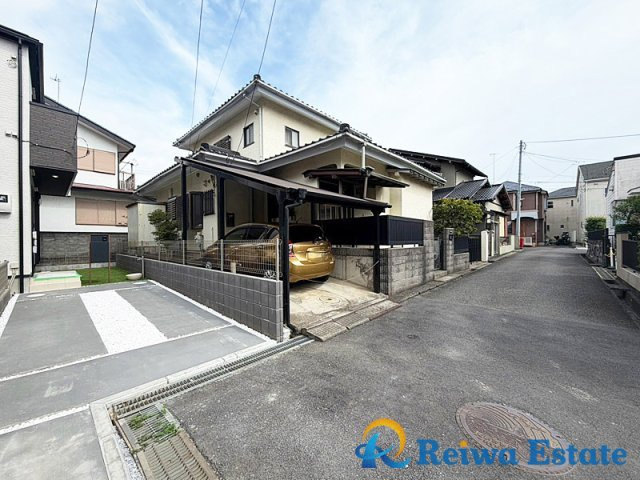 新築戸建　茅ヶ崎市室田3丁目の前面道路含む現地写真