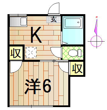 パープル2の間取り