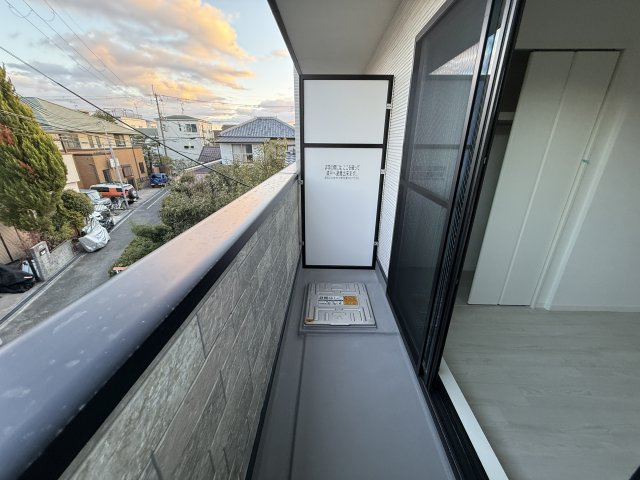 La vie belle 宝山町Ⅱのバルコニー