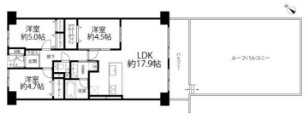 月島ホームズの間取り