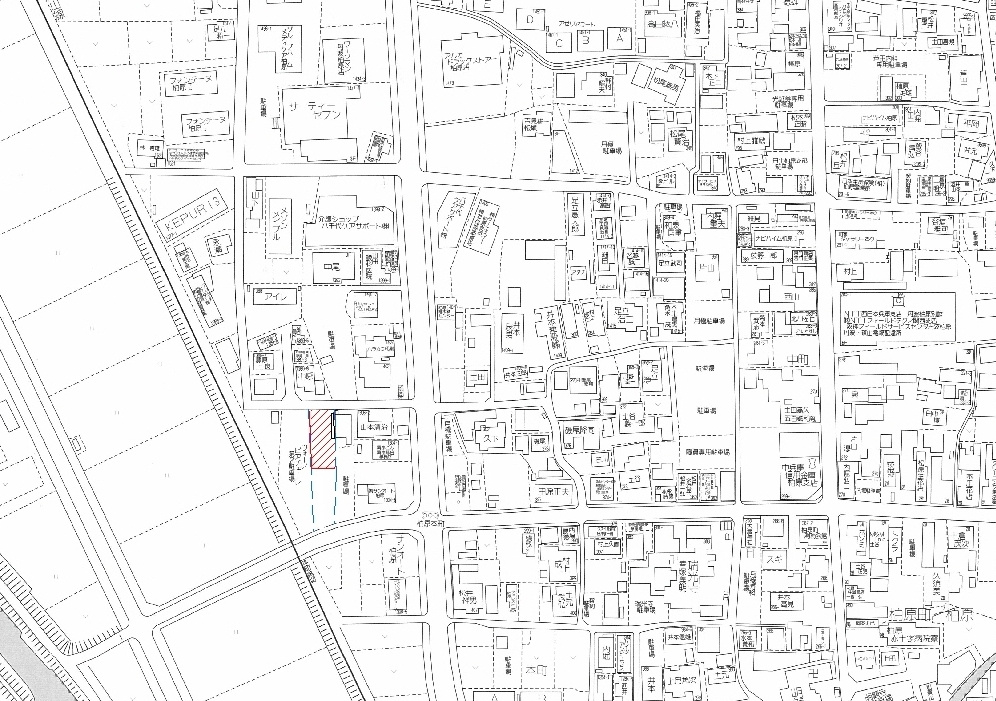丹波市柏原町柏原の売地の地図