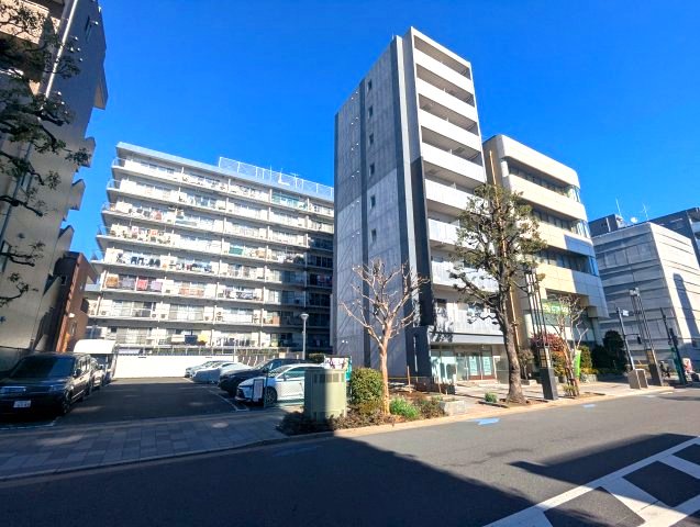 墨田区亀沢２丁目の売地の外観|【現地写真】正午撮影