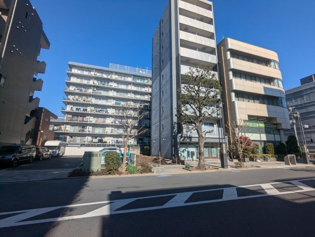 墨田区亀沢２丁目の売地の外観|【現地写真】正午撮影