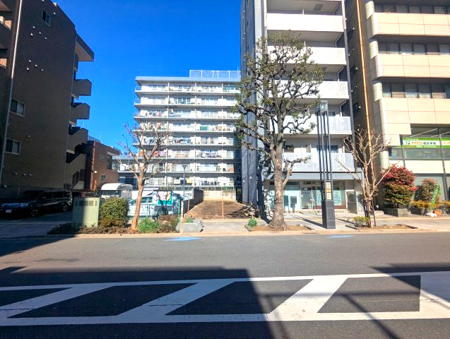 墨田区亀沢２丁目の売地の外観|【現地写真】正午撮影