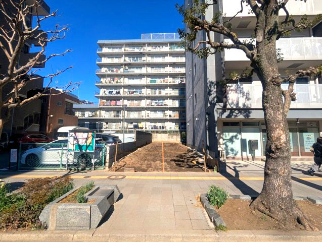 墨田区亀沢２丁目の売地の外観|【現地写真】正午撮影