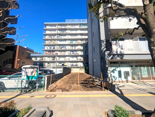 墨田区亀沢２丁目の売地の外観|【現地写真】正午撮影