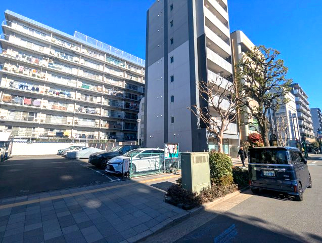 墨田区亀沢２丁目の売地の外観|【現地写真】正午撮影