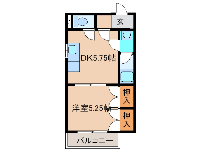 コートフィールドの間取り