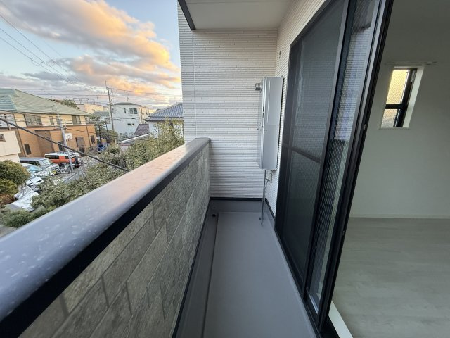 La vie belle 宝山町Ⅱのバルコニー