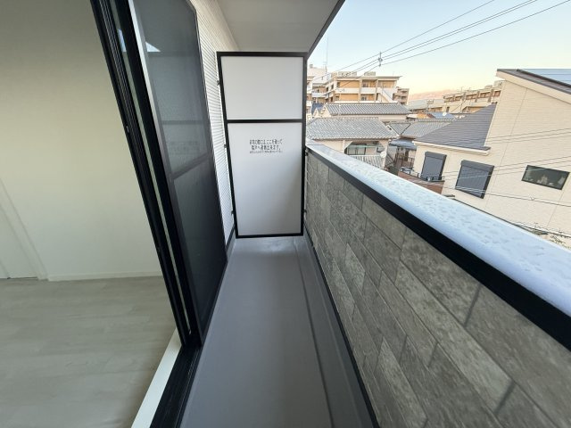 La vie belle 宝山町Ⅱのバルコニー