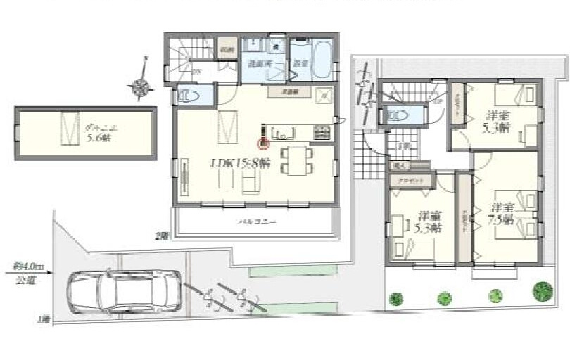 三鷹市深大寺２丁目 中央線 武蔵境駅 中古戸建