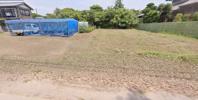 山武市土地　更地の外観