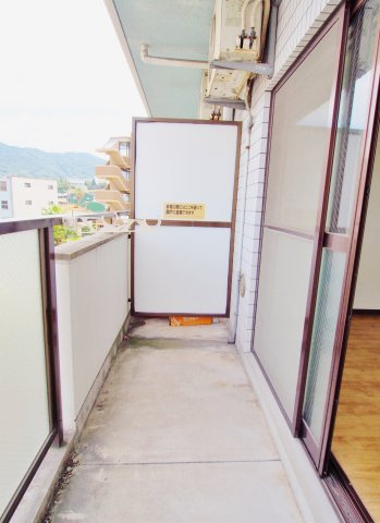 第８ガーデンのバルコニー