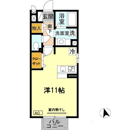 メゾンエスポワールの間取り