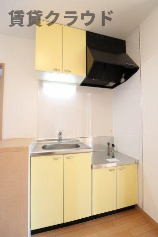 リブレア蘇我のキッチン|コンパクトなキッチンで掃除もラクラク