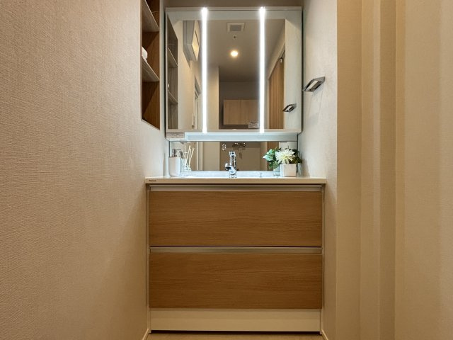 パークシティ中央湊ザタワーの独立洗面台