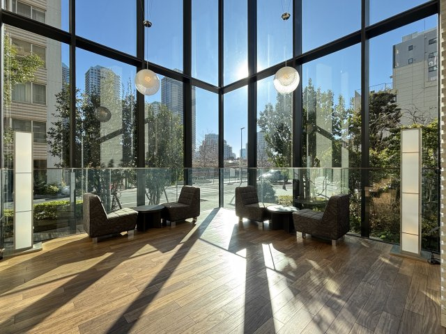 パークシティ中央湊ザタワーのエントランス