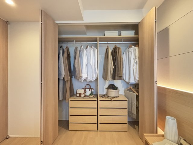 パークシティ中央湊ザタワーの寝室