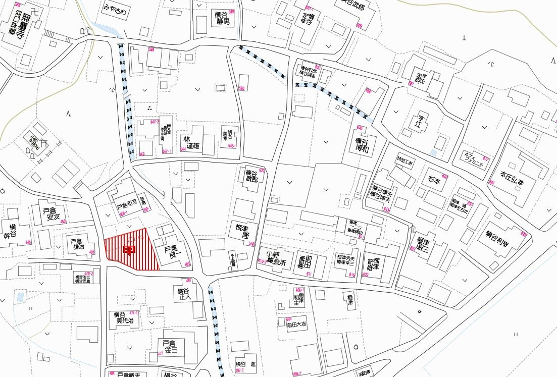 丹波市氷上町小野の売地の地図