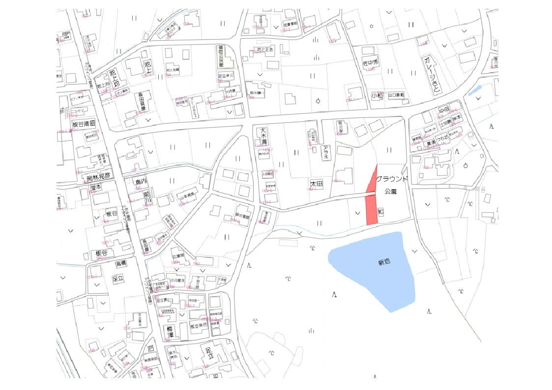 丹波市氷上町石生の売地の地図