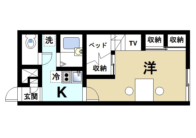 レオパレスコスモの間取り