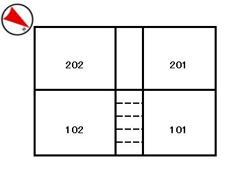 【区画図】 | 末武ハイツ