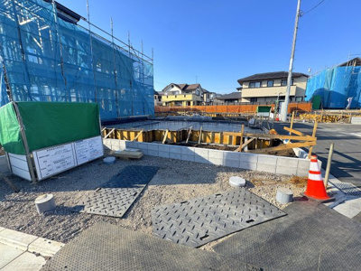 【外観】 | ＜全８棟＞開発分譲地／全棟長期優良住宅／瀬谷区北新 | 1号棟建設地写真。