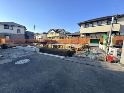 【外観】 | ＜全８棟＞開発分譲地／全棟長期優良住宅／瀬谷区北新 | 4号棟建設地写真。