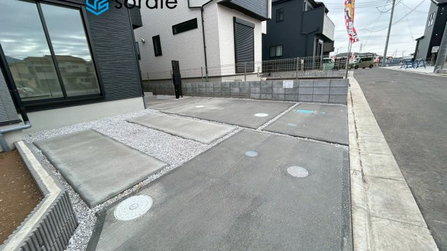 飯能市双柳25期全14棟　新築戸建　グラファーレの駐車場|2/17　撮影
