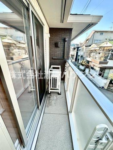 プレリエ小曽根のバルコニー