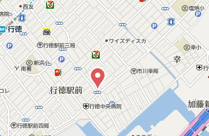 大成ルームズの地図