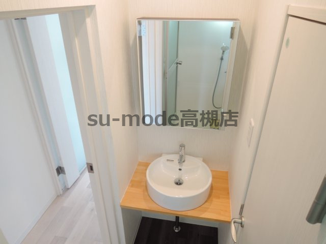 川上サニーハイツの洗面所