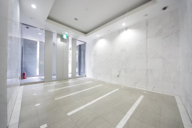清潔なロビーです。