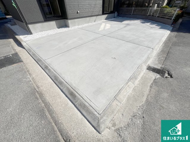 加古川市尾上町長田　新築一戸建ての駐車場|駐車スペース！散水栓があるので、こまめに愛車を洗えます！