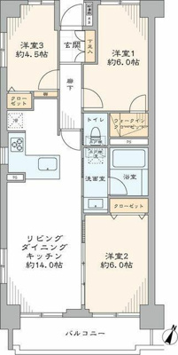  | 最上階の南西角部屋で陽当たり… 