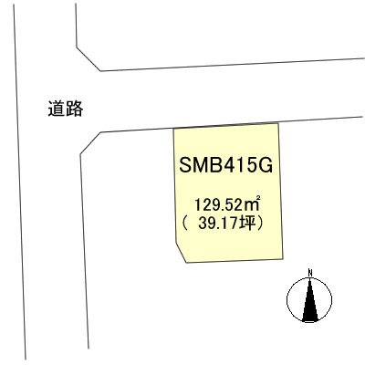 下田市　東中の土地図