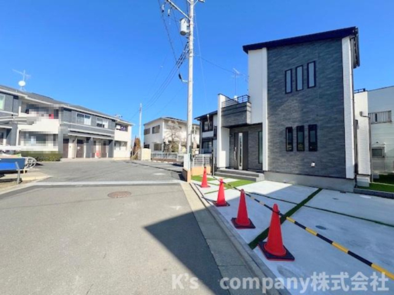 藤沢市辻堂元町2丁目　新築戸建　A号棟の前面道路含む現地写真|前面道路の様子です◇
