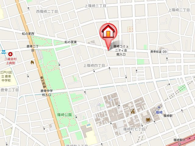 アネックスかみしのの地図