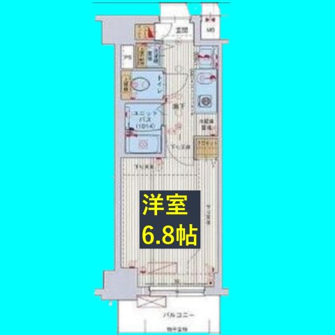 ライジングコート名古屋駅前東の間取り