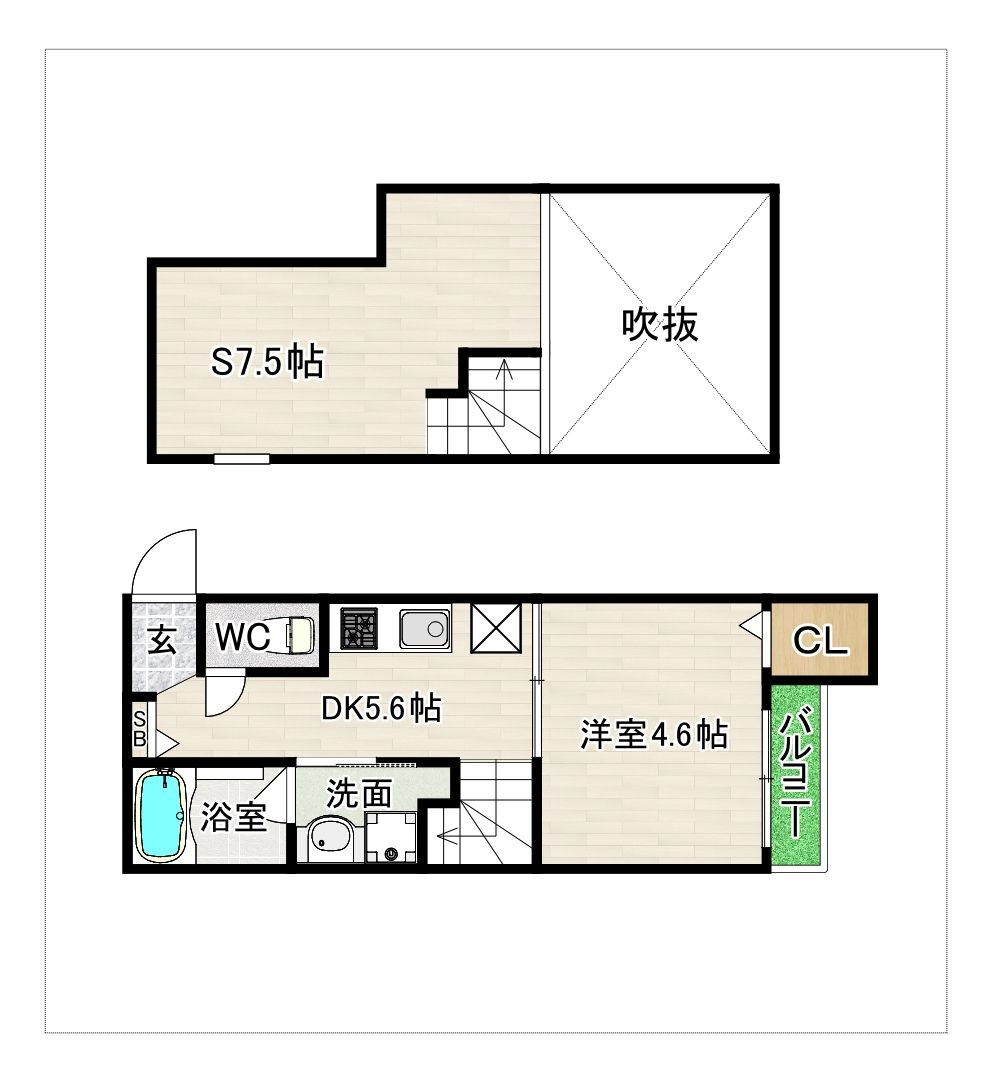DreamStage博多南lagoonの間取り