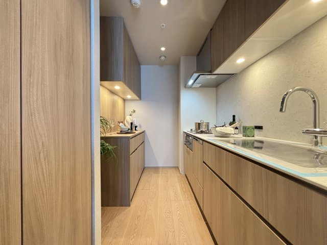 パークシティ中央湊ザタワーのキッチン