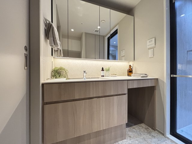 パークシティ中央湊ザタワーの独立洗面台