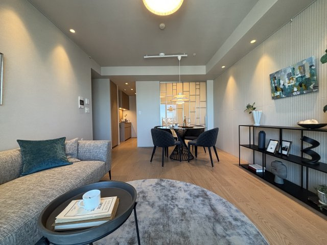 パークシティ中央湊ザタワーの居間・リビング