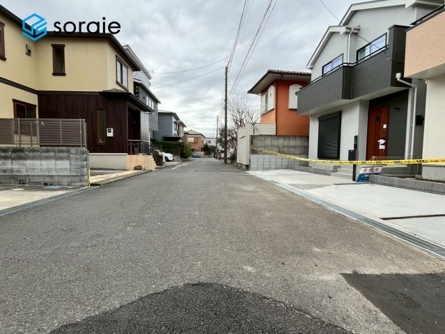 狭山中央　全2棟　新築戸建 ハートフルタウンの前面道路含む現地写真|1月20日撮影