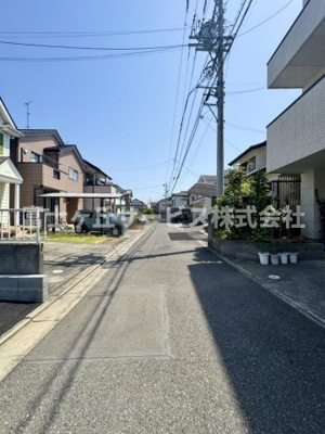 【前面道路含む現地写真】 | 静岡市清水区押切 7期 新築一戸建て | 前面道路含む現地写真です
